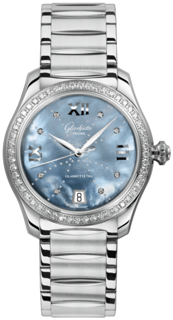 Glashütte Lady Serenade 1-39-22-11-22-34 36mm Stainless steel Blue