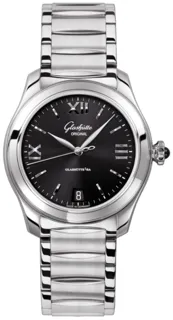 Glashütte Lady Serenade 1-39-22-20-02-34 36mm Stainless steel Black