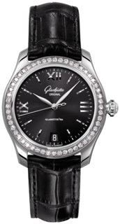 Glashütte Lady Serenade 1-39-22-20-22-04 36mm Stainless steel Black