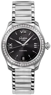 Glashütte Lady Serenade 1-39-22-20-22-34 36mm Stainless steel Black