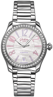 Glashütte Lady Serenade 1-39-22-22-22-70 Stainless steel and Diamond Mother-Of-Pear White