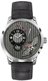 Glashütte Pano 1-66-06-04-22-62 Stainless steel Galvanized Black