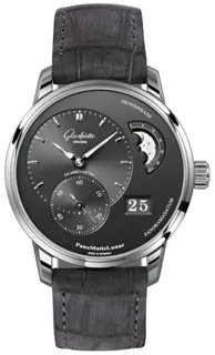 Glashütte PanoMaticLunar 1-90-02-43-32-62 40mm Stainless steel Black