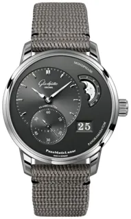 Glashütte PanoMaticLunar 1-90-02-43-32-66 40mm Stainless steel Black