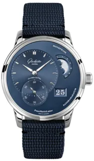 Glashütte PanoMaticLunar 1-90-02-46-32-64 Stainless steel Radiant Blue