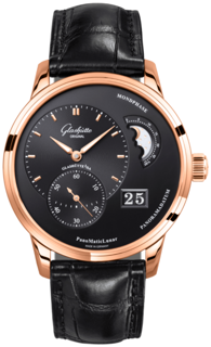 Glashütte PanoMaticLunar 1-90-02-49-35-61 Rose gold Black