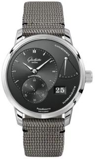 Glashütte PanoReserve 1-65-01-23-12-66 40mm Stainless steel Black