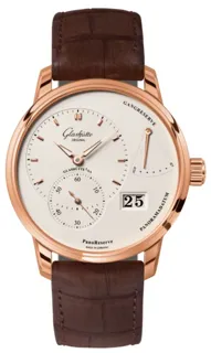 Glashütte PanoReserve 1-65-01-25-15-61 40mm Rose gold Silver Galvanized