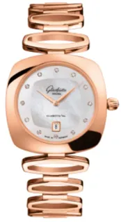 Glashütte Pavonina 1-03-02-04-05-14 31mm Rose gold White