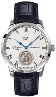 Glashütte Senator Tourbillon 1-94-03-05-04-30 White gold Silver