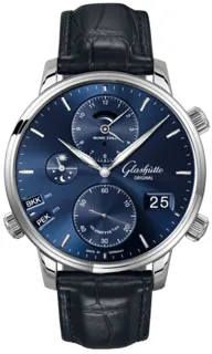 Glashütte Senator Cosmopolite 1-89-02-05-02-61 Stainless steel Blue