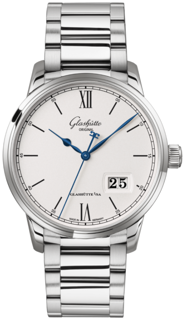 Glashütte Senator Excellence Panorama Date 1-36-03-01-02-71 40mm Stainless steel White