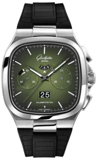 Glashütte Seventies 1-37-02-09-02-63 Stainless steel Green