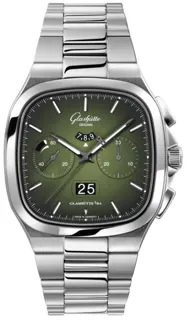 Glashütte Seventies 1-37-02-09-02-70 Stainless steel Green