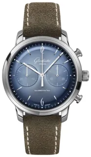 Glashütte Sixties Chronograph 1-39-34-04-22-04 42mm Stainless steel Blue