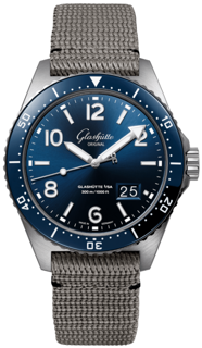 Glashütte Spezialist 1-36-13-02-81-34 Stainless steel Blue