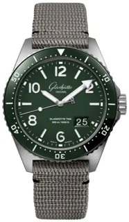 Glashütte Spezialist 1-36-13-07-83-34 Stainless steel Green