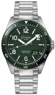 Glashütte Spezialist 1-36-13-07-83-70 Stainless steel Green