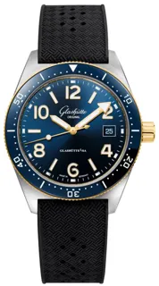 Glashütte Spezialist 1-39-11-10-90-33 Yellow gold and Stainless steel Blue