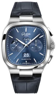 Glashütte Vintage 1-37-02-08-02-61 Stainless steel Blue