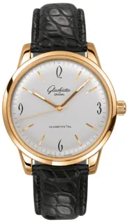 Glashütte Vintage 1-39-52-01-01-04 Rose gold Silver