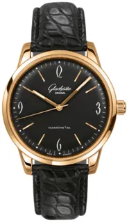 Glashütte Vintage 1-39-52-02-01-04 Rose gold Black