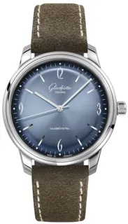 Glashütte Vintage 1-39-52-14-02-04 Stainless steel Blue