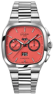 Glashütte Vintage 1-37-02-17-02-70 Stainless steel Zany Pink