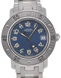 Hermès Clipper CL5.210 27mm Stainless steel Blue