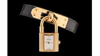 Hermès Kelly-Cadenas 38mm Metal and Gold-plated