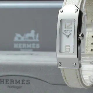 Hermès Kelly KT1.210 15mm Stainless steel White