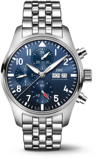 IWC Pilot Chronograph IW388102 41mm Stainless steel Blue