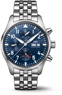 IWC Pilots Watch IW3780-04 Stainless steel Blue