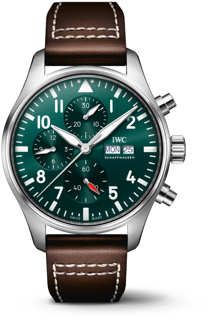 IWC Pilots Watch IW3780-05 Stainless steel Green