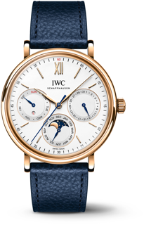 IWC Portofino Perpetual Calendar IW344602 Yellow gold Silver