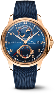 IWC Portugieser IW344001 Yellow gold Blue