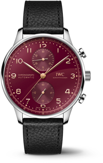 IWC Portugieser IW371629 Stainless steel Red