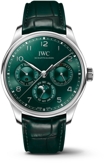 IWC Portugieser IW3442-07 Stainless steel Green