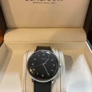 Junghans max bill 027/3400.00 38mm Stainless steel Black