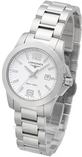 Longines Conquest L3.376.4.16.6 Stainless steel White