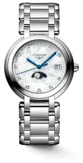 Longines PrimaLuna L81164876 34mm Stainless steel White