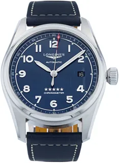 Longines Spirit L3.810.4.93.0 40mm Stainless steel Blue