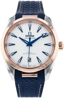 Omega Aqua Terra 220.22.38.20.02.001 Rose gold and Stainless steel Silver