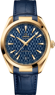 Omega Aqua Terra 522.53.41.21.03.001 Yellow gold Blue