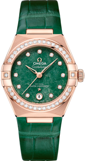 Omega Constellation 131.58.29.20.99.004 Rose gold Green