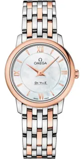 Omega De Ville 424.20.27.60.05.002 27.5mm Red gold White