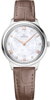 Omega De Ville 434.13.30.60.55.001 Stainless steel White