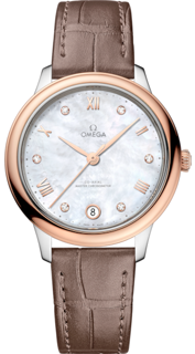 Omega De Ville 434.23.34.20.55.001 Stainless Steel$Sedna™ 18k Rose Gold White