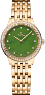 Omega De Ville Prestige 434.55.28.60.99.001 Yellow gold Green jade