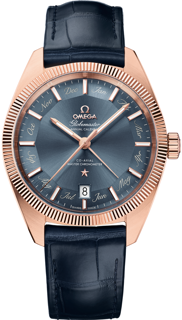 Omega Globemaster 130.53.41.22.03.001 Rose gold Blue